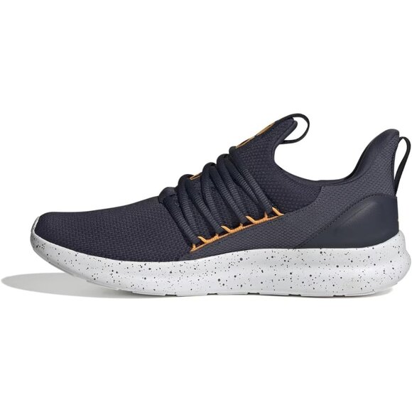 ⚡Adidas Men Ink/Shadow Navy/Crew Orange Imported Rubber Lite Racer Pull-On Shoes - Picture 2 of 7